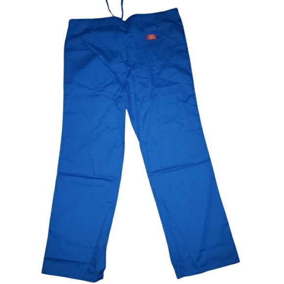 NWT Dickies Unisex Royal Blue Scrub Pants- M - Picture 3 of 4